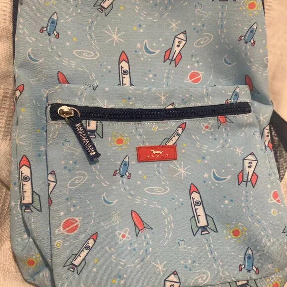 Scout Bags Junior Pack Leader Astro Pup light blue in excellent condition rocket - Picture 4 of 13
